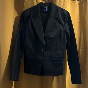 Mossimo Supply Co. Black Blazer and Pant Suit. Blazer size 8 small) and Pants 6